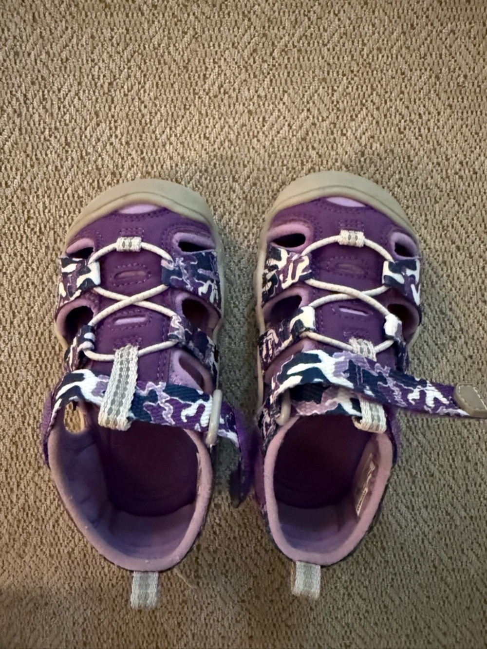 Kids Purple Keen Outdoor Sandal Sneakers